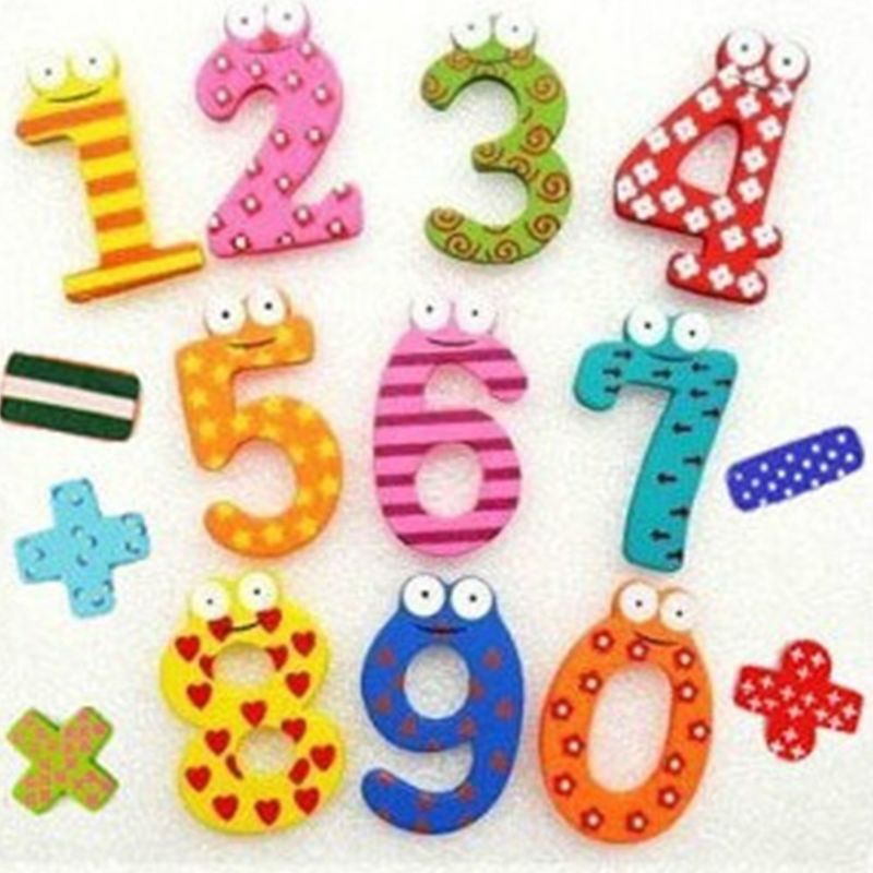 Zummy Wooden Magnetic Block with 26 pcs Letters and 15 pcs Number, 2 of 4
