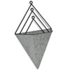 Cheung's Bea Set of 3 Galvanized Wall Planters - 3 of 4