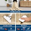 Solid Bordered Rug, Machine Washable Soft Geometric Throw Carpet, Non-Slip Low-Pile Indoor Floor Mat for Living Room, Bedroom, Office - 3 of 4