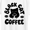 Women's - Instant Message - Black Cat Coffee Short Sleeve Graphic T-Shirt - 2 of 4