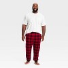 Men's Knit Jogger Pajama Pants - Goodfellow & Co™ Red - 3 of 4