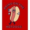 Americana Bring On The Hotdogs Crew Neck Short Sleeve Adult T-shirt - 2 of 2
