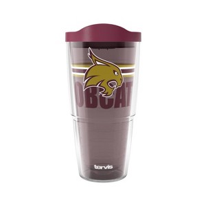 NCAA Texas State Bobcats Classic Tumbler - 24oz: Portable Plastic Drinkware, Lidded - 1 of 2