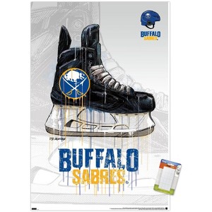 Trends International NHL Buffalo Sabres - Drip Skate 21 Unframed Wall Poster Prints - 1 of 4