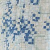 Campus Sutra Men Men's EcoLiva Blue Geometric Lined Shirt - 4 of 4