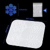 JDICTION 4 Pcs Snowflake Molds with Edges - Epoxy Resin/Silicone/Plaster Craft Molds for Coaster, Jewelry Dish, Aroma Stone, Baking - 2 of 4