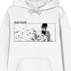 Fire Force Manga Shinmon Benimaru Long Sleeve White Adult Hooded Sweatshirt - 2 of 3