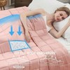 Pink Weighted Blanket, 12lbs, 48x72, Cooling Throw for 110 - 130lbs - 2 of 4