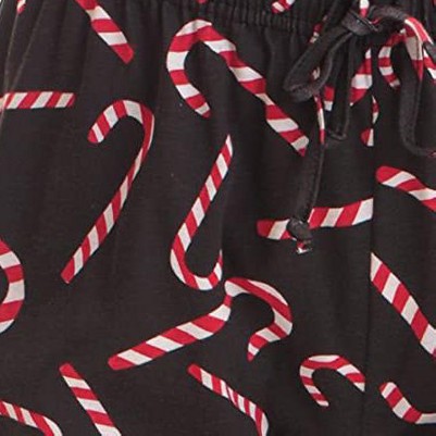 black - candy cane