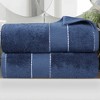 Cotton Heavyweight Ultra-Plush Luxury Towel Set by Blue Nile Mills - 2 of 4
