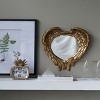 GlasFlength Decorative Wall Mirrors Golden Wing Accent Mirror Wall Mirror Antique Classic Mirror for Living Room, Gold, 22.4"*3.4"*15.8" - 2 of 4