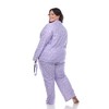 Plus Size Three-Piece Pajama Set - White Mark - 4 of 4