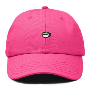 Dalix Lil Matcha Embroidered Cotton Summer Outdoor Baseball Cap Dad Hat Womens - 1 of 4