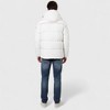 Canada Weather Gear Men's Heavyweight Puffer Jacket with Hood – Winter Coat with Orange Trim, Insulated Windproof Outerwear - 4 of 4