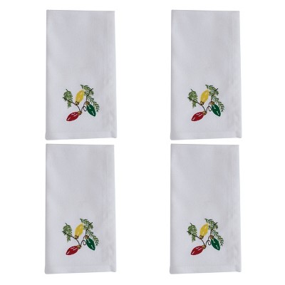 Park Designs Holiday Lights Napkin Set of 4