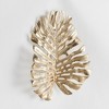 Plum & Post 23.5"H x 4"D x 19"W Monstera in Gold Wall Sculpture Small - 2 of 4