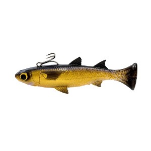 SAVAGE GEAR Pulse Tail Mullet Line Thru Dark, 1 3, 4oz - 1 of 4