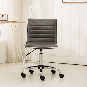 NicBex Home Office Chair with Rotatable Modern Adjustable Height Faux Leather Computer Chair with 5 Wheels for Office, Study, Bedroom - 1 of 4