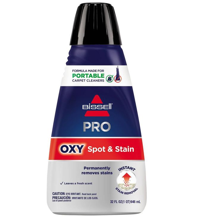 BISSELL Professional Spot & Stain + Oxy Formula - Portable Cleaners- 2038: Carpet & Upholstery Cleaner Solution, 32 oz, 1 of 2