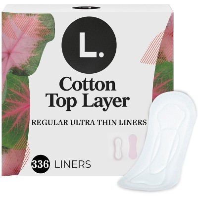 L . Light Regular Panty Liners Unscented - 336ct