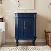 Hyleory Bathroom Storage Vanity,Bathroom Cabinets Freestanding with Door for Bathroom Floor Cabinet,Restroom Cabinet, Storage Cabinet - 2 of 4