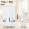 Unique Bargains Matte Metallic Aluminum Foil Zip Closure Food Storage Containers 60 Pcs - 2 of 4