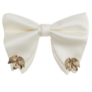 INSPIRE CHIC Men's Ribbon Leaf Pendant Pre-tied Fashion Bow Ties Necktie 1 Pc - 1 of 4