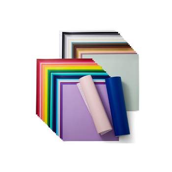 Cricut • Premium Vinyl Permanent 12x12 70 sheets Various colours