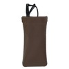 CTM Leather Push Mouth Pebble Grain Eyeglass Holder - 2 of 4
