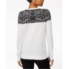 maison Jules Womens Intarsia Knit Sweater - 2 of 2