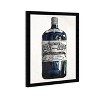 13" x 19" Fine Old Whiskey Silver Drinks and Spirits Framed Wall Art Blue - Hatcher and Ethan - 3 of 4