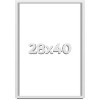 PosterPalooza | Slim Profile White Picture Frame - UV Acrylic, Foam Board Backing, Hanging Hardware - 2 of 4