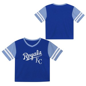 MLB Kansas City Royals Toddler Boys' Pullover Team Jersey - 1 of 3