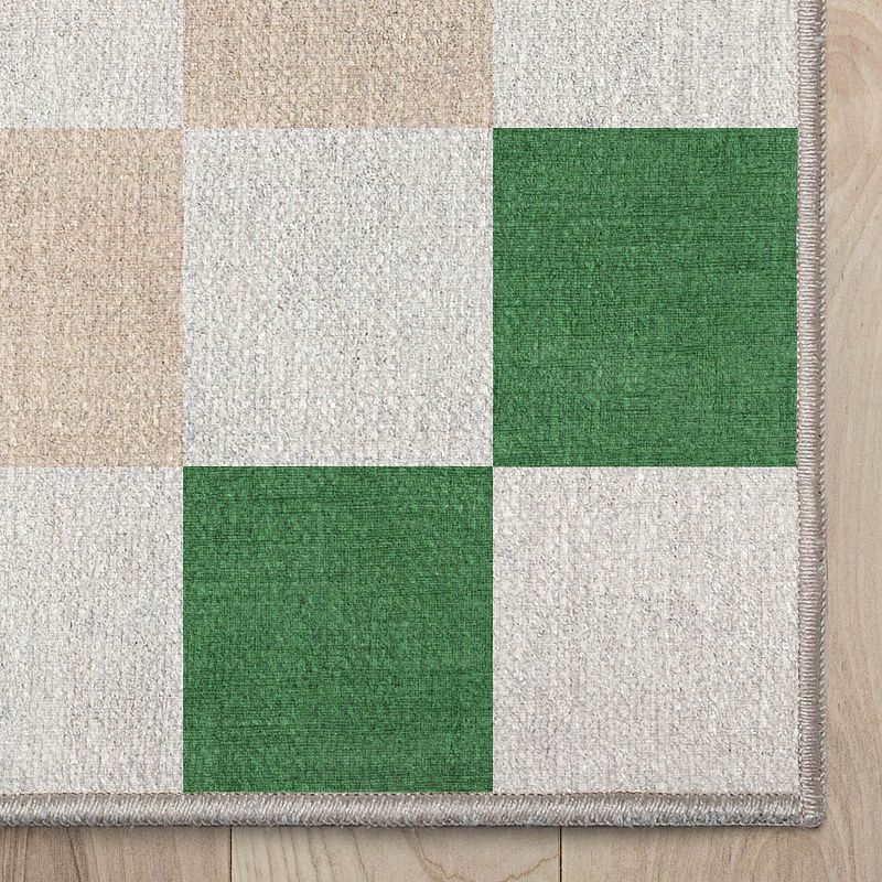 Well Woven Apollo Flatwoven Modern Squares Kids Area Rug, 5 of 9