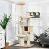 Tangkula 77.5" Cat Tree Condo Multi-Level Kitten Activity Tower w/ Sisal Posts - image 2 of 4