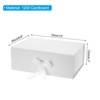 Unique Bargains Collapsible Magnetic Closure Durable Cardboard Elegant Design Gift Box 1 Pc - 2 of 4