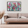 Stupell Industries Expressive Blooming Roses Floating Frame Canvas Art, Black, 31" x 21" - 3 of 4