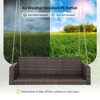 Karl Home 3-Person Wicker Outdoor Porch Swing - 2 of 4