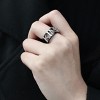 Slickblue Designer Stainless Steel Ring, Two-Tone Black with “KING” Letters, Trendy Fashion Ring, Sizes 5-13 - 4 of 4