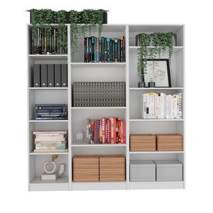 NicBex 14 Shelves File Cabinet,Office Cabinet with 4 Spacious Tier-Shelving Design,Modern Lateral Storage Cabinet,Filing Cabinet for Home Office - 1 of 4
