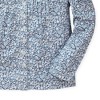 Hope & Henry Girls' Pleated Button Down Blouse (Blue Ditsy Floral, 3-6 Months) - 3 of 4