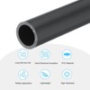 Unique Bargains Water Plumb DIY Crafts High Impact Rigid Round Pipes 8" Length - 3 of 4
