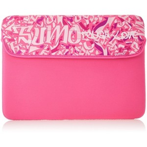 Mobile Edge Sumo Graffiti Neoprene Sleeve 14.1" Ultrabooks or 15" MacBook screens Pink - 1 of 4