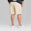 Men's Regular Fit Cargo Shorts - Original Use™ Khaki - 3 of 3
