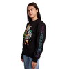 Five Nights At Freddy’s Group Shot Women’s Black Crew Neck Long Sleeve Fleece Sweatshirt - 3 of 4