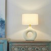 POWLIG 19-in Modern Ceramic Table Lamp For Living Room Bedroom Office - 3 of 4