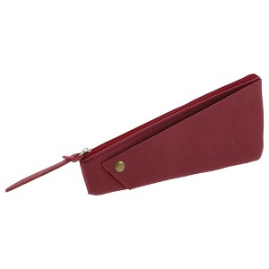 Unique Bargains Pencil Case Frosted Irregular Shape Style with Large Capacity for Office Supplies 1 Pc - 1 of 4