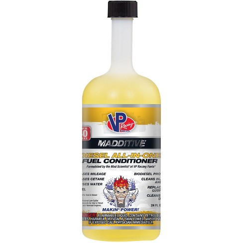 VP Racing Fuels Madditive Diesel All In One Fuel Conditioner and  Stabilizer, 24 Ounces, Corrosion Prevention, and Lubrication for Maximum  Performance