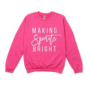 Simply Sage Market Women's Graphic Sweatshirt Making Spirits Bright - 1 of 4