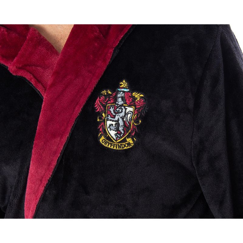 Harry Potter Adult Fleece Plush Hooded Robe, 3 of 6
